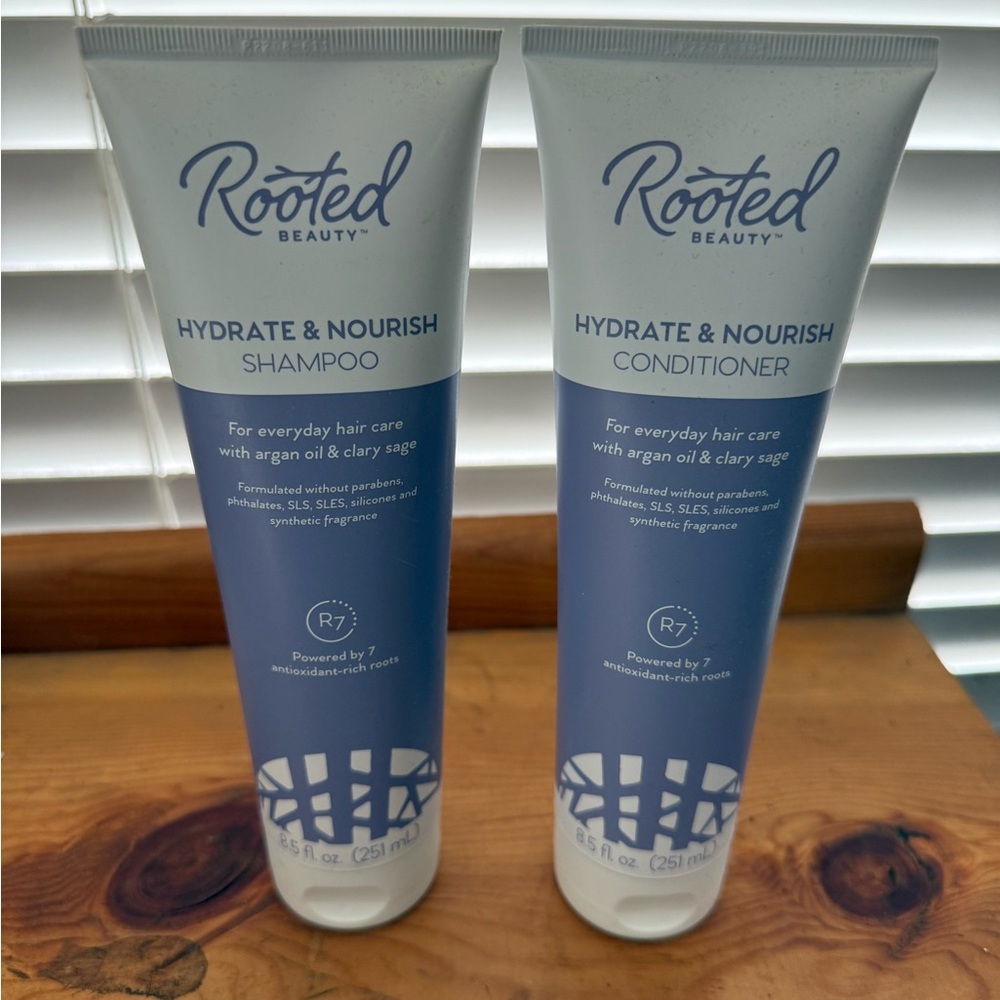 Rooted Beauty Hydrate & Nourish Shampoo and Conditioner Set
